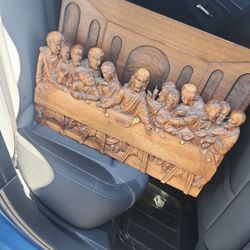 Wood Last Supper Frame