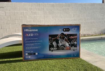 43” Hisense smart 4k Qled tv
