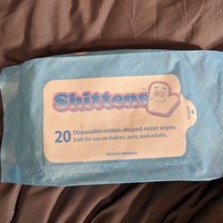 Shittens Mitten Shaped Moist Wipes