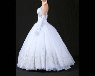 White Formal Gown