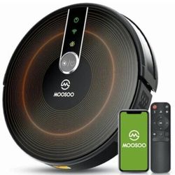 Wi-Fi Robot Vacuum Cleaner with Smart Dynamic Navigation,2200Pa Suction, APP Control, Robotic Vacuum for Pet Hair, Hard Floor, Medium-Pile Carpet