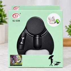 NEW SJ-228 Dual Retractable Dog Leash – Walk 2 Dogs – Sealed in Box