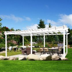 12 x 24 Pergola with flat roof