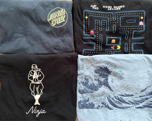 Men's T-shirts Bundle of 4, Size L