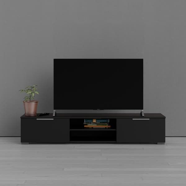 Modern 2-drawer 2-shelf TV Stand