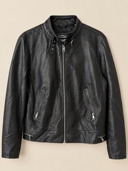 Levi’s - Black Leather Biker Jacket
