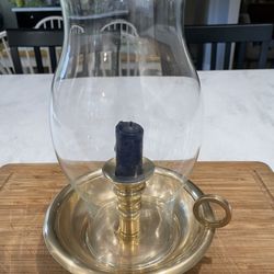  Brass Hurricane Lamp