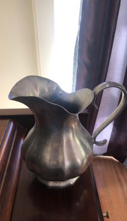 Silver Color Decorative Water Pitcher