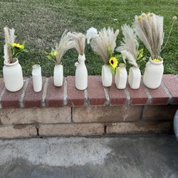 Decorated Glass Jars