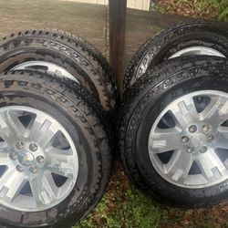 20 inch Chevrolet wheels and tires $600