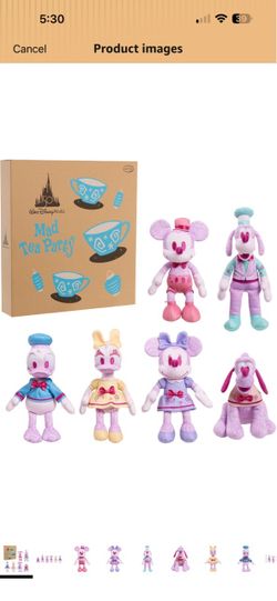 Walt Disney World 50th Anniversary Celebration Mad Tea Party Collectible Plush, Limited Edition 9-Inch Commemorative Plush, Officially Licensed