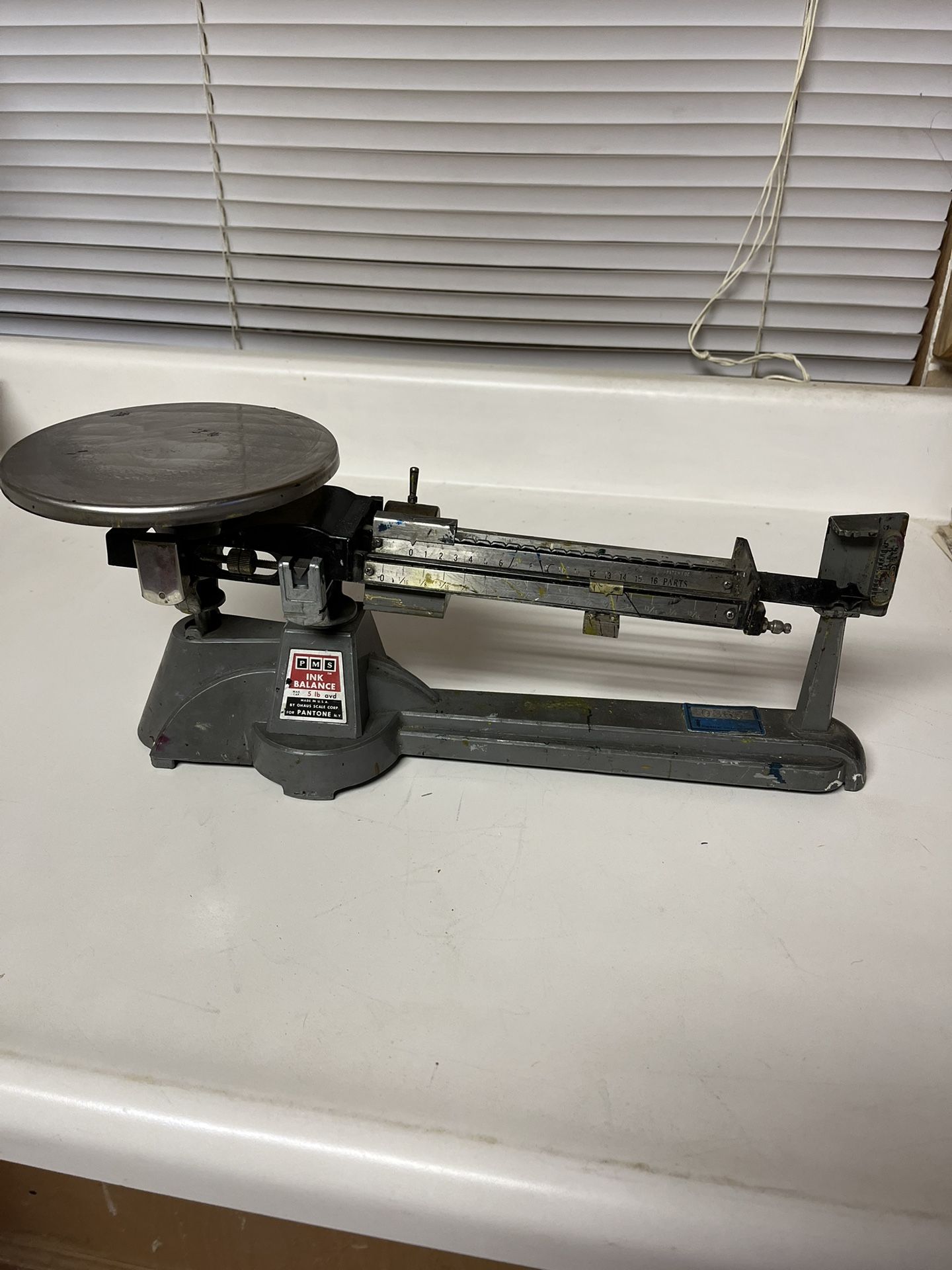 Vintage Ohaus PMS Ink Balance Scale
