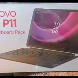 NEW Lenovo Tab P11 W/Keyboard Pack ($90 Value), 11.5" LCD; Front 8 MP & Rear 13 MP Camera; 4 GB Memory, 128 GB Storage; Keyboard & Pen INCLUDED