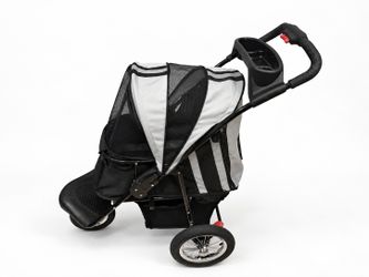 Ibiyaya Turbo Dog/Cat Stroller — Air Tires, Folds Flat, 44 lb