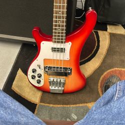 Rickenbacker 4001s Paul McCartney Left Handed Bass (Copy) $280 Fireglow  Very Nice !! 
