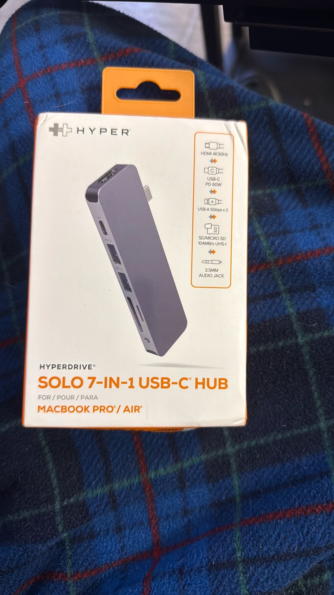 Hyperdrive 7-in1 Solo USBC Hub