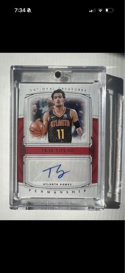 2019-20 National Treasures Trae Young Penmanship Auto /49