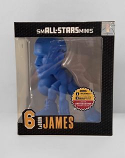 NBA SM ALL-STARS MINIS 6" LEBRON JAMES L.A. LAKERS VARIANT BLUE  - LIMITED EDITION
