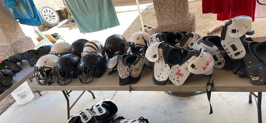 Football Helmets and Shoulder Pads - Schutt, Riddell, Champro