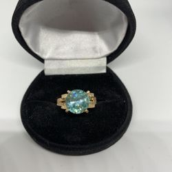 3.5 Carat  Diamond In 14k Gold Mounting