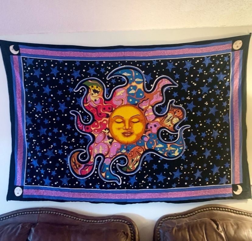 Boho Sun Tapestry
