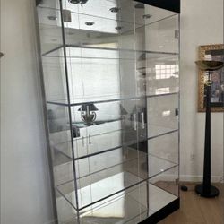 Large Acrylic Display Cabinet – With Built-In Lighting