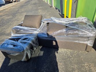 Sofa extends to laying sofa with storage