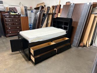 Twin  captains bed $299