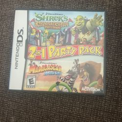 DS 2in1 Shrek And Madagascar NO GAME