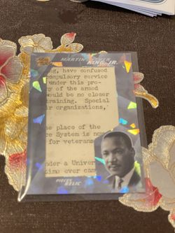 Martin Luther King Jr 1/1 Pieces Of The Past