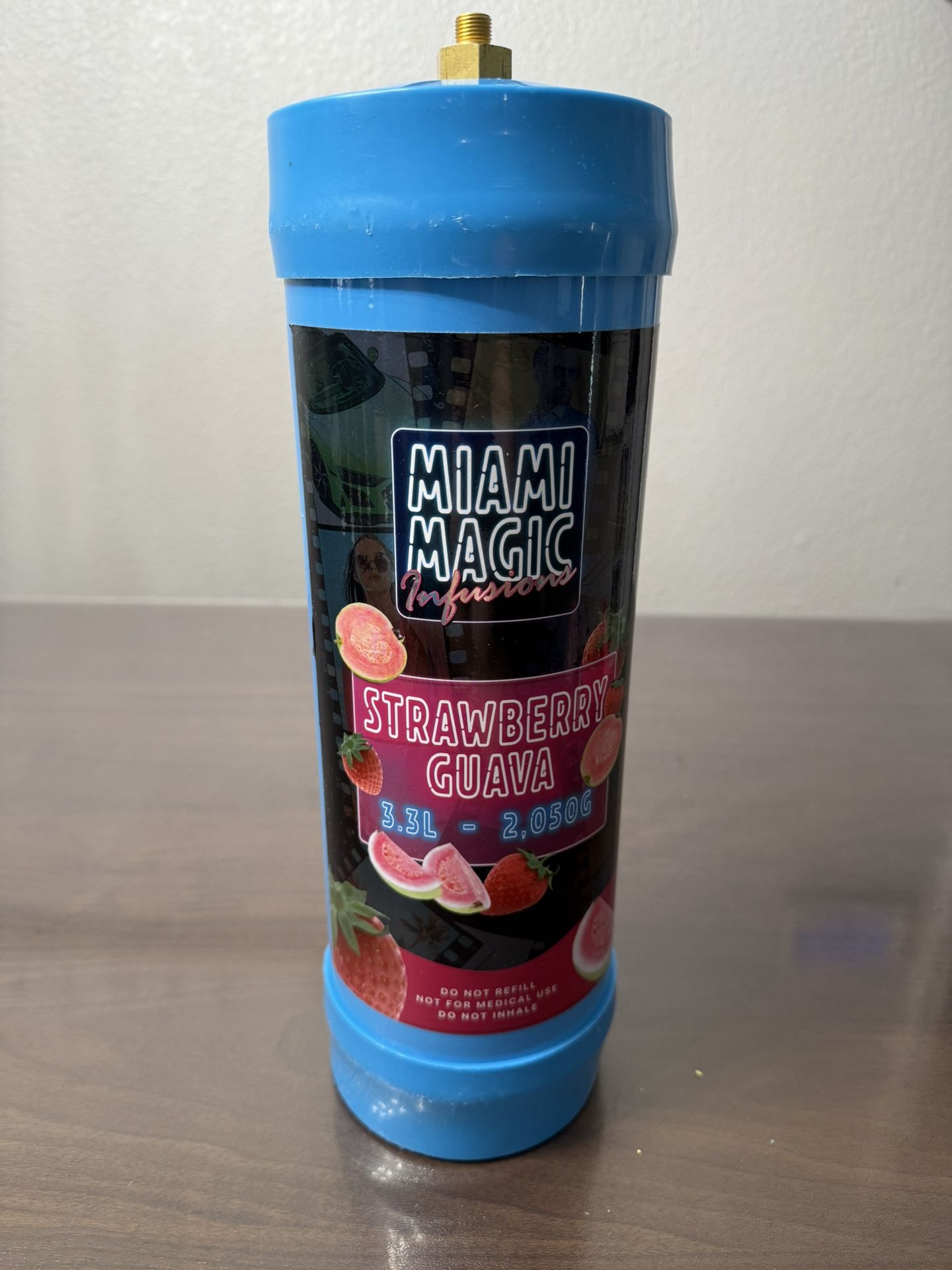 MIAMI MAGIC | INFUSIONS | STRAWBERRY GUAVA | 3.3L | N2O | 3,082G Remaining