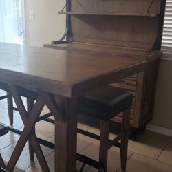 Dining Table With Hutch