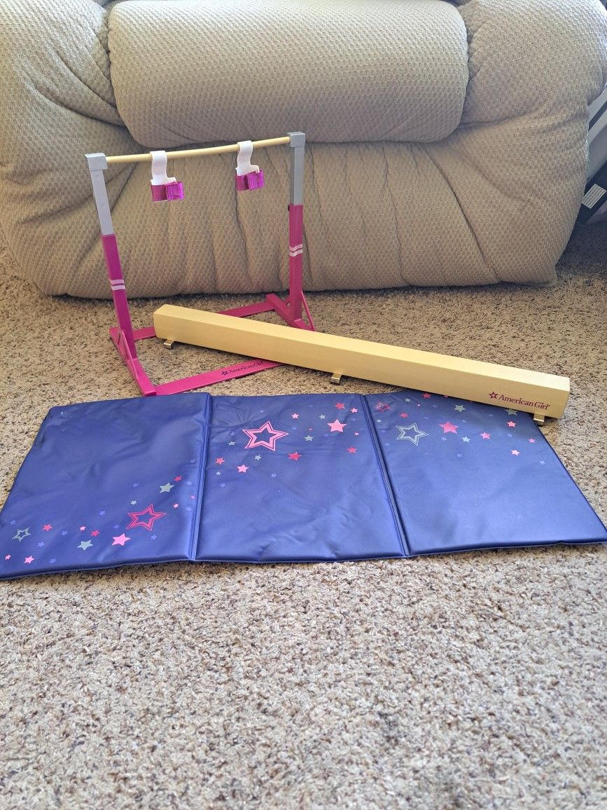 American Girl Gymnastics Set