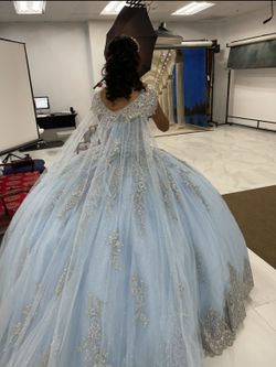 Quincenera Dress With Cape