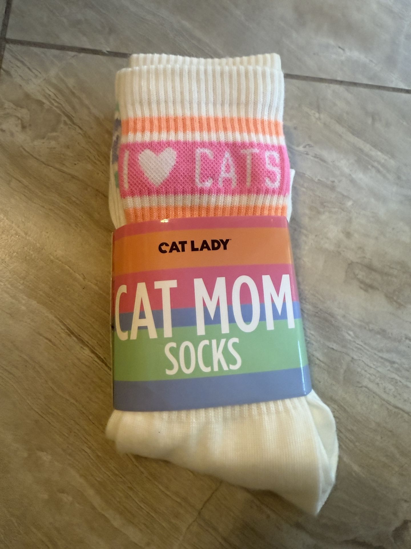Cat Mom Socks