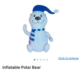 Inflatable Polar Bear