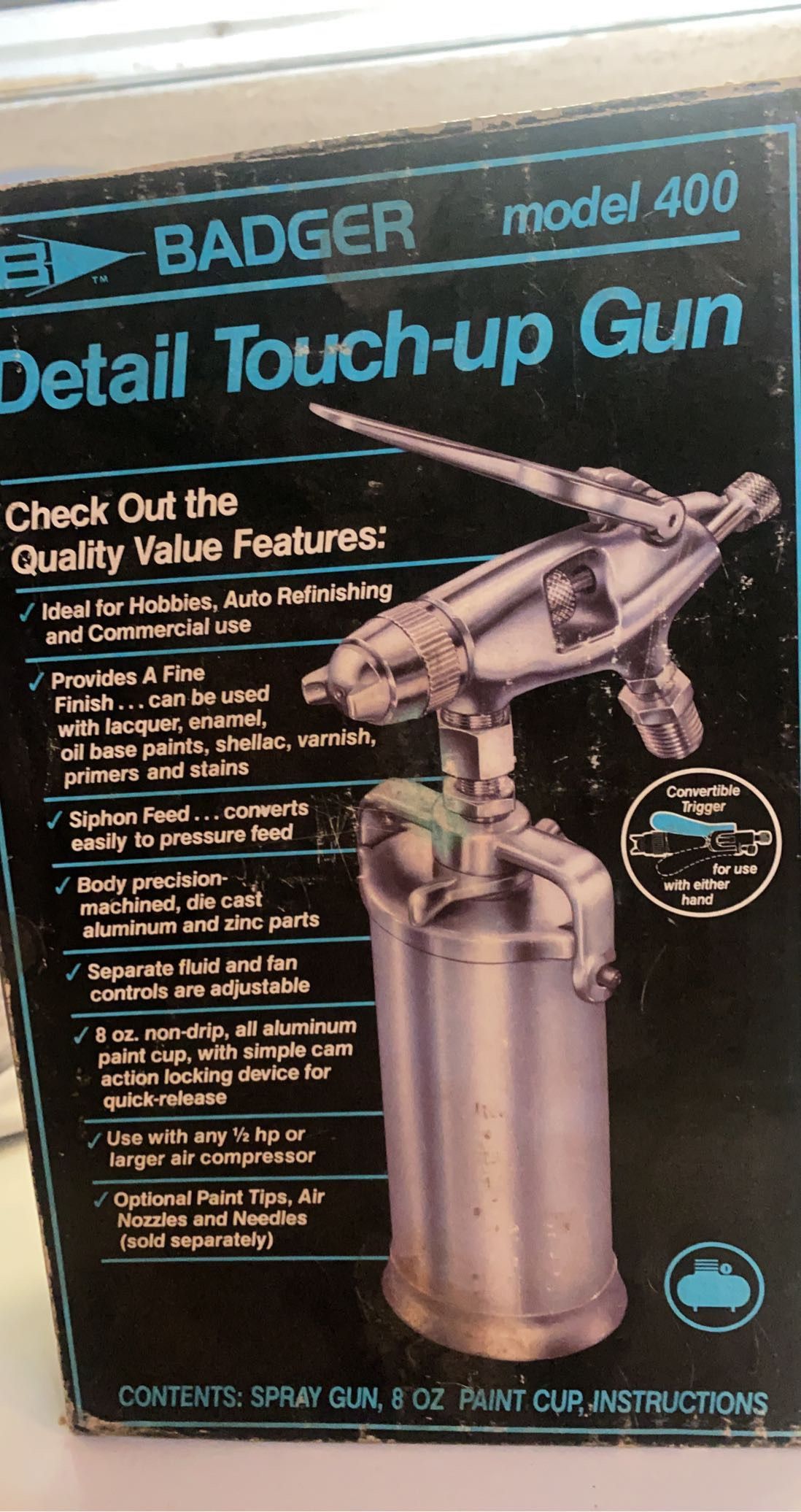 Badger Air Brush Co. MODEL 400 Detail Touch-up Gun