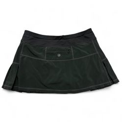Athleta gray pleated warrior tennis skirt skort