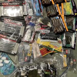 Bass Fishing Plastics Lot 