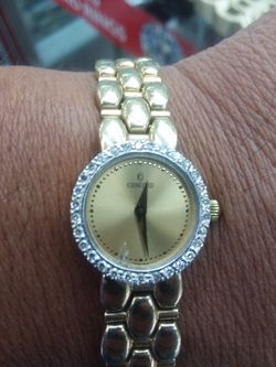 Concord Women Wacth 14K gold with diamonds 26.4 grams