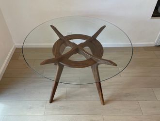 Vintage walnut dining table