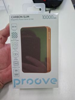 Proove Carbon Slim Magnetic Power Bank 10000mAh