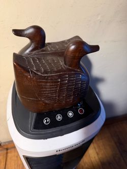 Carved Wooden Duck Decoy Pair