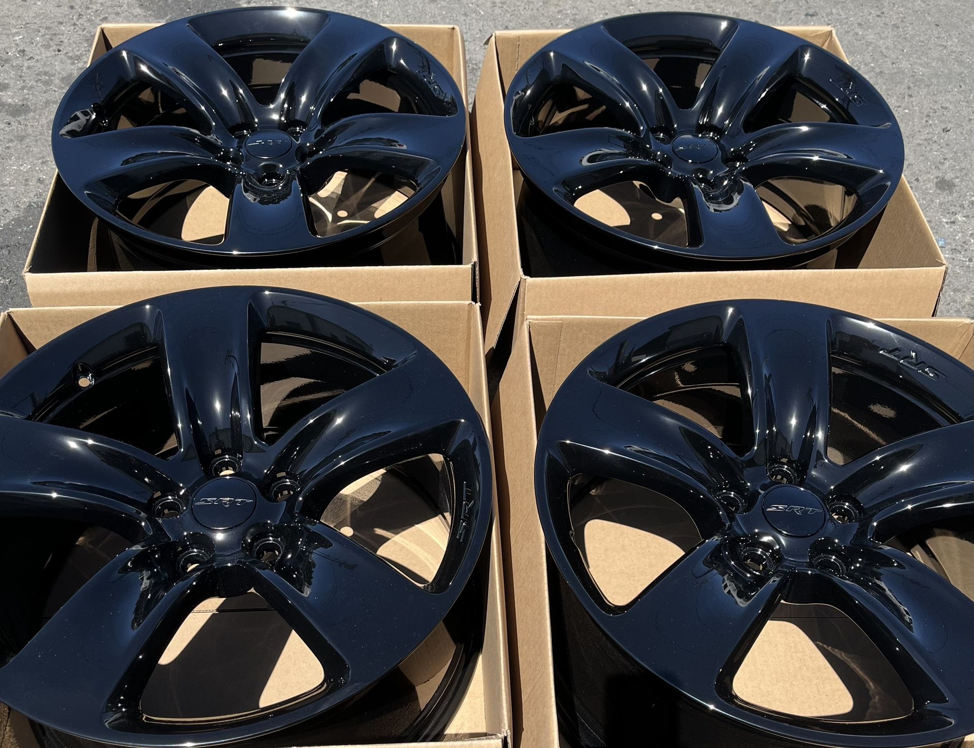 "20 Gloss Black Jeep Grand Cherokee Durango SRT Wheels/Rims (Exchange available)