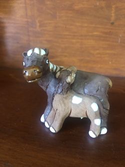 Thrown Miniature Mare And Foal . Whimsical