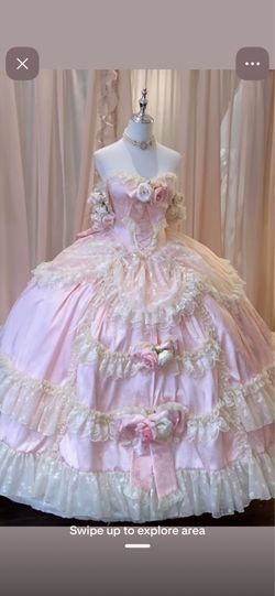 Lolita Pink [Love and Roses] Ruffle Hanayome Bowknot Lace Sweet Princess Lolita Dress