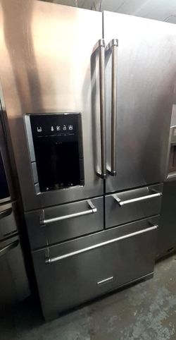 Kitchen Aid 5-Door Stainless Steel Fridge
