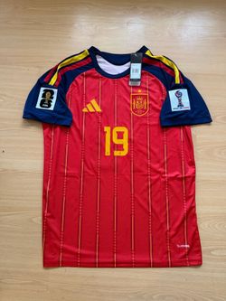 Lamine Yamal #19 Spain 2026 Jersey (World Cup Patches)