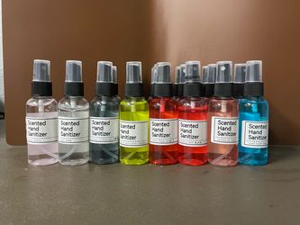 Scented Hand Sanitizer Spray Bottles Set of 8