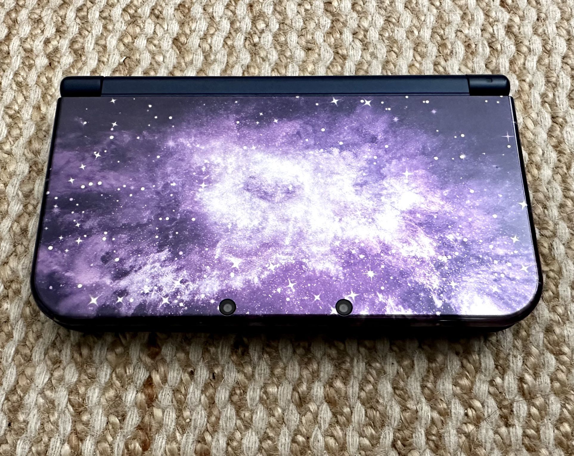3DS XL Galaxy With Case, 32GB & 8GB Micro SD Card & R4 Cartridge With USB SD Stick